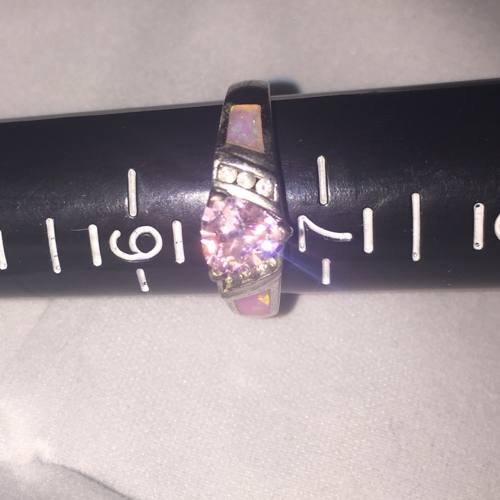 Pink 925 ring - Picture 3 of 8